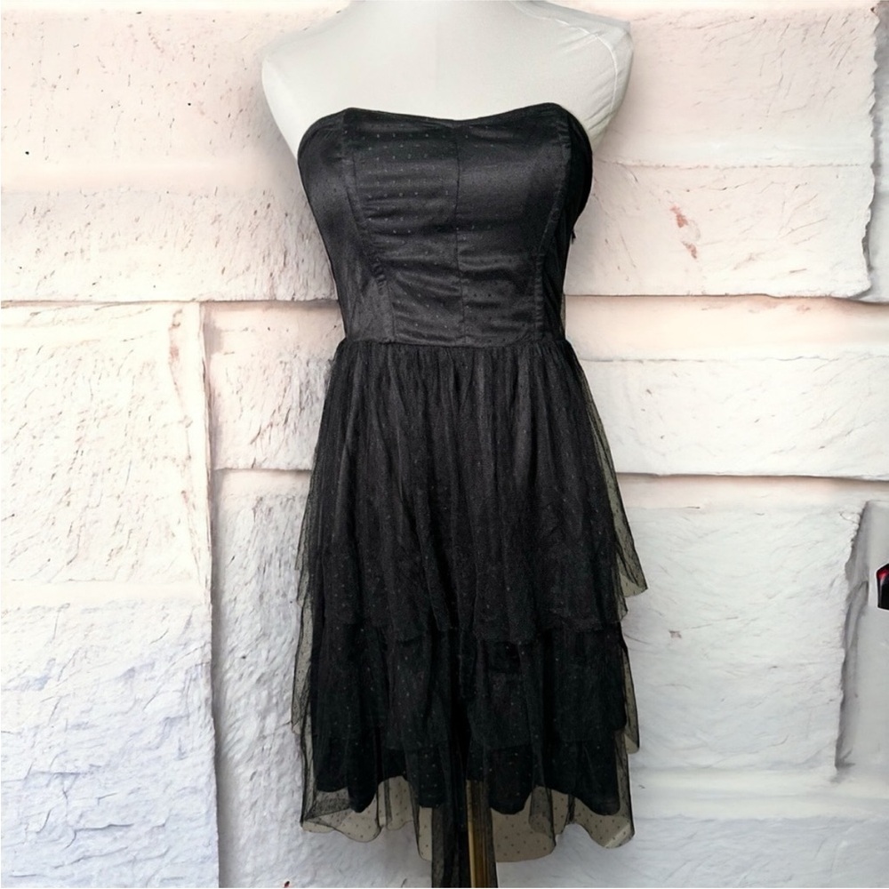 Dark Fairycore corset tulle  dress 6